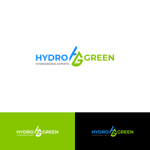 Sleek bold logo for hydroseeding company water droplet/grass Design réalisé par elastis