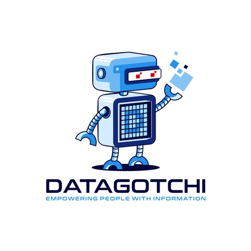 Clear, but cute, logo for a democratizing software movement Design by R O B