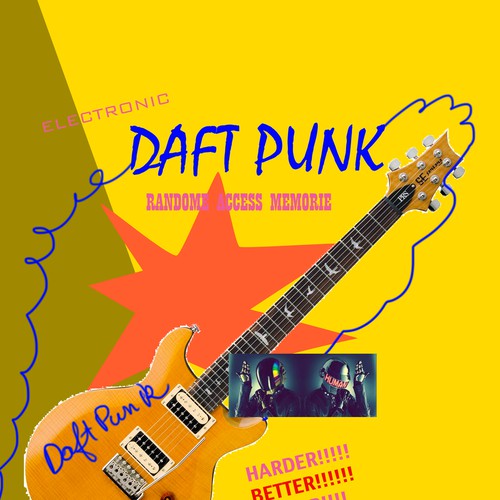 99designs community contest: create a Daft Punk concert poster Design by Jean Bordieu