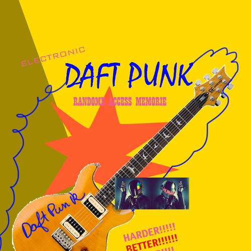 99designs community contest: create a Daft Punk concert poster-ontwerp door Jean Bordieu