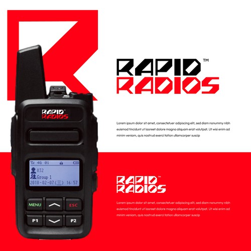 Masculine and Hip design for Walkie Talkie Brand Design by AD-99™