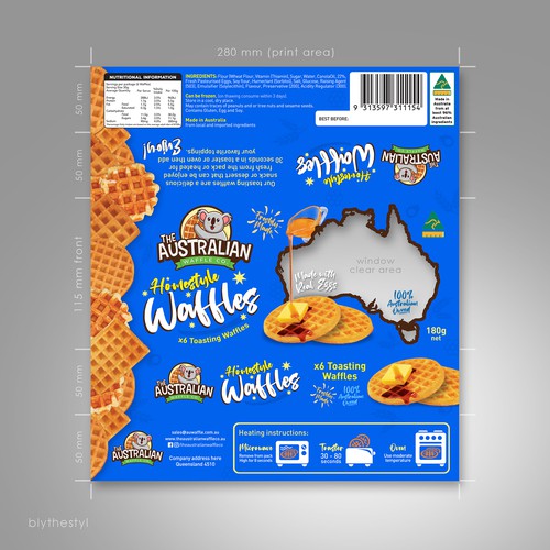 Waffle Packet Design Design by marketingmaster