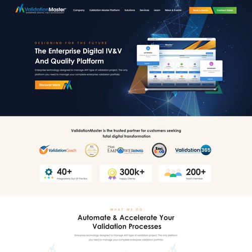 ValidationMaster Digital IV&V Website Re-Design Project Design by OMGuys™