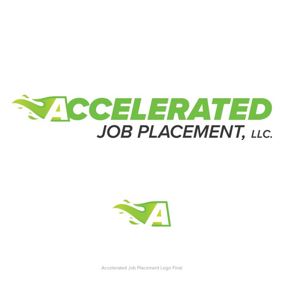 Accelerated Job Placement Logo design
