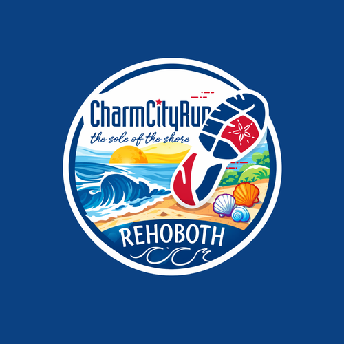Boardwalk Vibes: Creating the Ultimate Rehoboth Beach Running Sticker