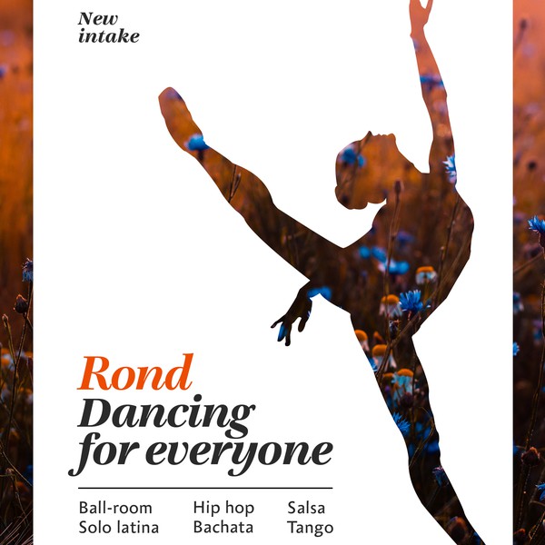 Design by MaxiKo titled "Poster Design for a dance school"