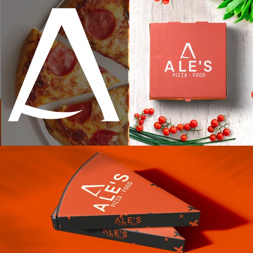 Diseño de Rebrend Ale's pizza (Pizzeria da asporto) de S H A Y