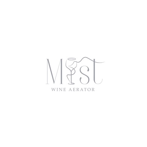 Wine Mist Logo Design by Stebelska Design