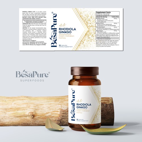 Premium Design For Health Supplement Design réalisé par _danika_