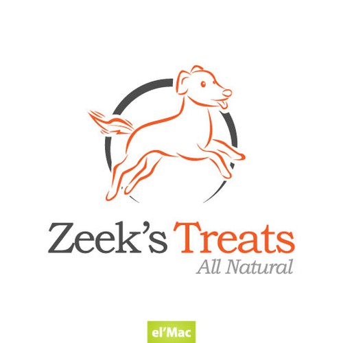 LOVE DOGS? Need CLEAN & MODERN logo for ALL NATURAL DOG TREATS! Diseño de el'Mac