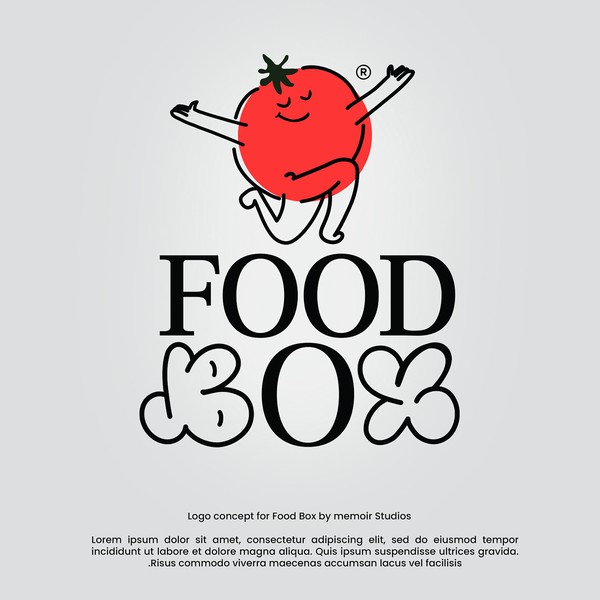 Modern logo for Food delivery service.