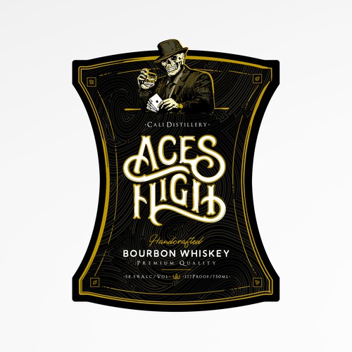 Design Luxury Whiskey  New Label por ROCKET AJ. Espinosa