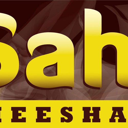 Create a Sahara Sheesha Lounge Store Sign Design by Satori.