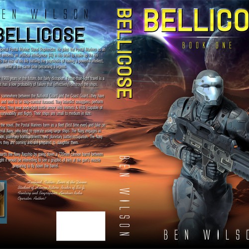 Sci-Fi Novel Cover Design, Start of Series. Design by Max63