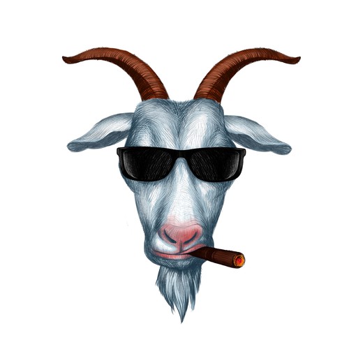 High quality Goat avatar Design by lofosparalogos