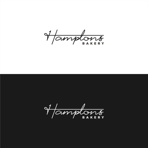 The Hamptons Bakery Logo Design by muha.dsgn