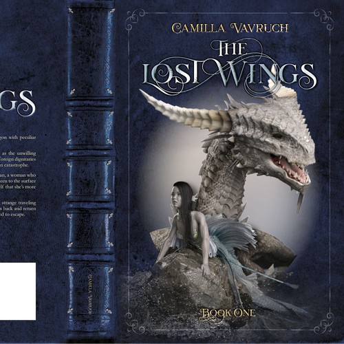 Fantasy cover for a YA with dragons, mermaids and magic Diseño de Sander Both