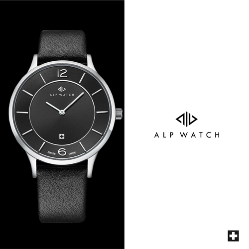 Logo for  swiss alp watch company Design réalisé par hendrajaya7