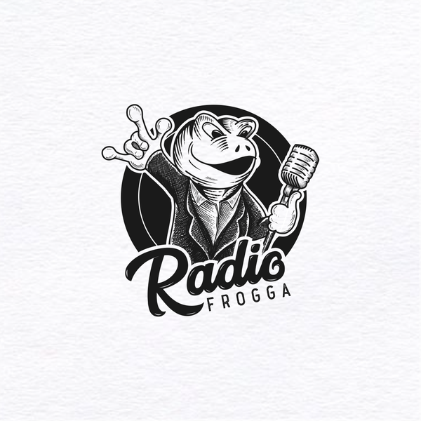 Design by samsoel titled "logo for radio frogga"