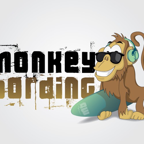 Help monkey boarding with a new logo Design by 3AM3I