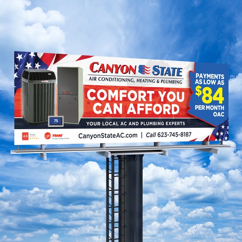 Design An Eye-Catching Billboard For An HVAC Company Design réalisé par SoftSkills