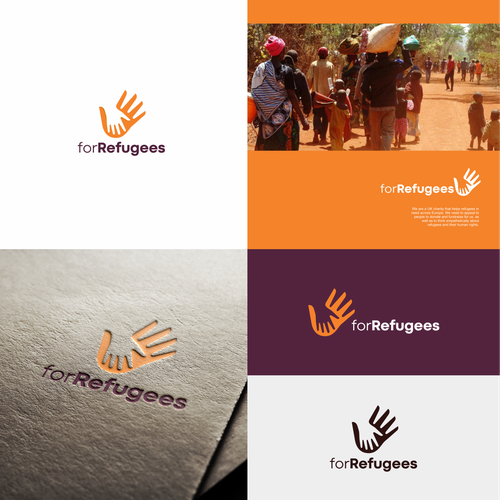 Design a modern new logo for a dynamic refugee charity Diseño de GrapplerArts