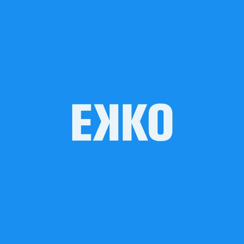 SIMPLE LOGO - ekko Letters then dm after Design by Eulean Javiñas