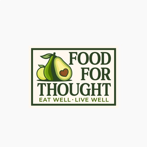 Fresh, Playful Island-Inspired Logo for Food For Thought – Organic Café & Market in the Florida Keys Design by norzone