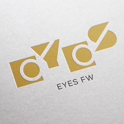 Design a Modern Eyewear Logo for a Distinctive Modern New Location Ontwerp door j23