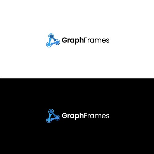 GraphFrames Logo - an open-source software project for big data networks Design by BAdesign