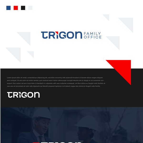 Diseño de Flowbase titulado "Trigon"