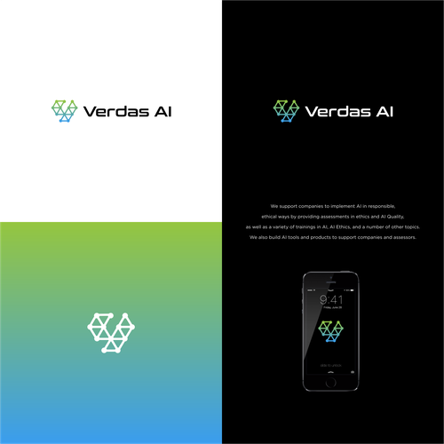 Design a modern logo and brand guide for a woman-owned AI Ethics startup Réalisé par barsandian