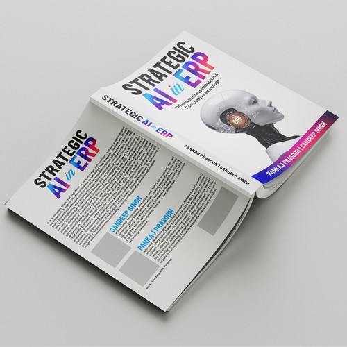 AI and ERP Book Design Design by Shreya007⭐