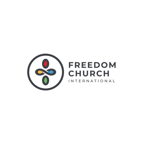 Freedom Church Logo Design Design by Fiore del Dragone