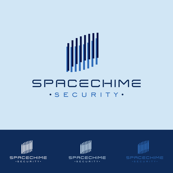 Design by Firman Prasetyo titled "Spacechime Security Logo"