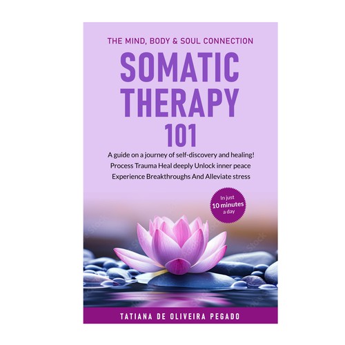 Beautiful & powerful book cover with a lotus flower design Design by 99_master