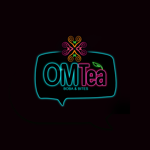 Design eye catching logo for bubble tea shop. Design by Maria Angelica Gomez