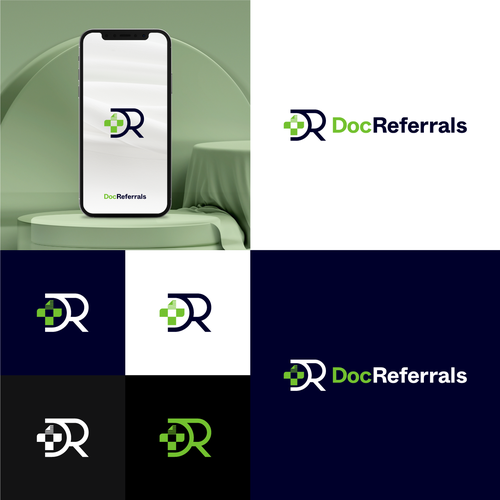 Medical Logo offering doctor referrals Design by Reka Rekzer