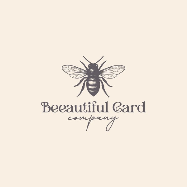Design by Jovi.adn titled "Beeutiful Card Co."