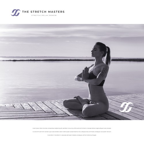 We need a powerful logo for a wellness business that will do assisted-stretching Design by Akedis Design