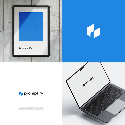 Modern, Simple and Sleek Logo for Promptify.com Design by mr.giraffe.design