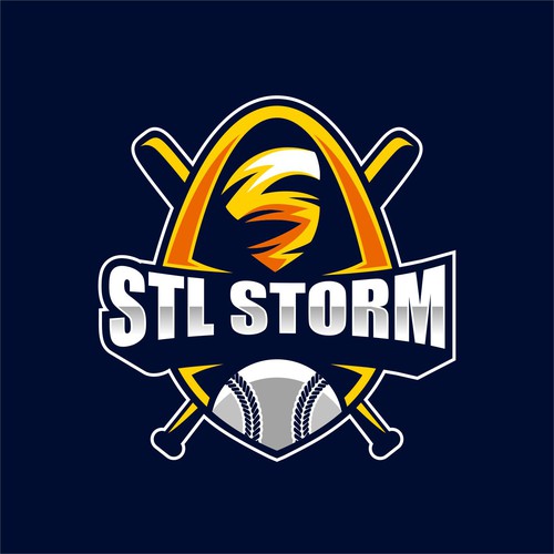 Youth Baseball Logo - STL Storm Design por jemma1949
