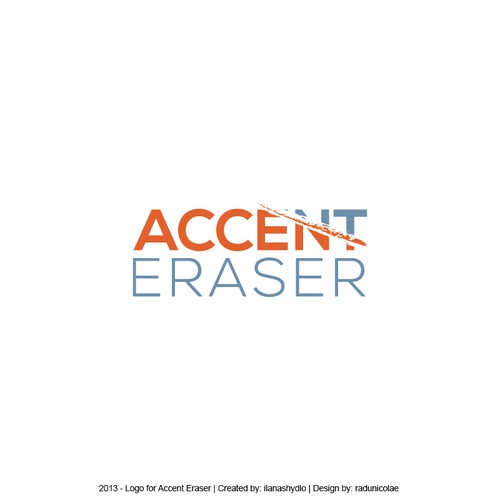 Help Accent Eraser with a new logo Design by Radu Nicolae
