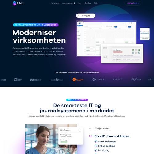 Design a new wordpress theme for an IT company in Norway Design by Simplywebs99