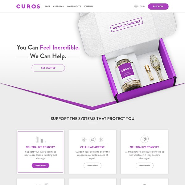 Sales Landing Page Design