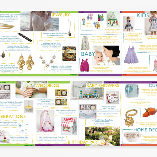 Create New Brochure for Emily's Collection: An Online Unique and Luxury Gift Boutique  Design por marmili