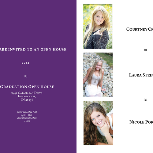Graduation Open House Design von SladeWilson
