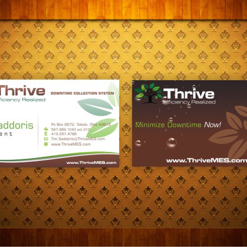 Create the next stationery for Thrive Diseño de vioo