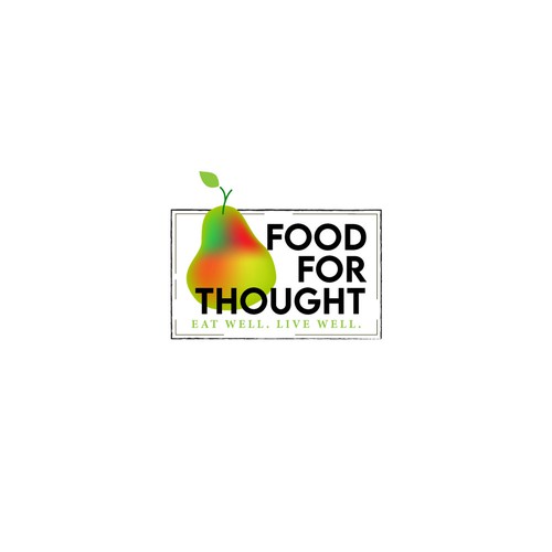 Fresh, Playful Island-Inspired Logo for Food For Thought – Organic Café & Market in the Florida Keys Design by m210297