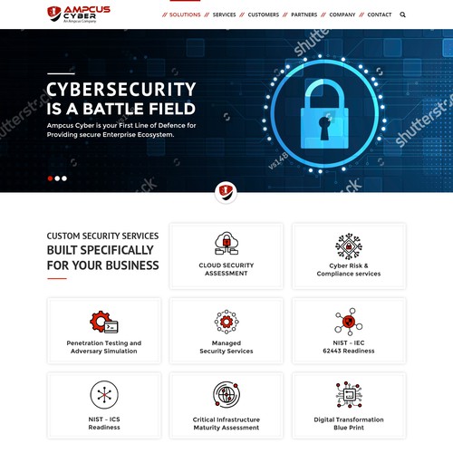 Landing page design contest entry by Shaurya-Arts